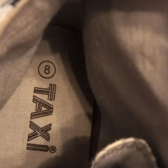 Taxi Black Grey Camouflage Camo HIGH TOP sneakers Shoes Size 8 - Picture 9 of 10